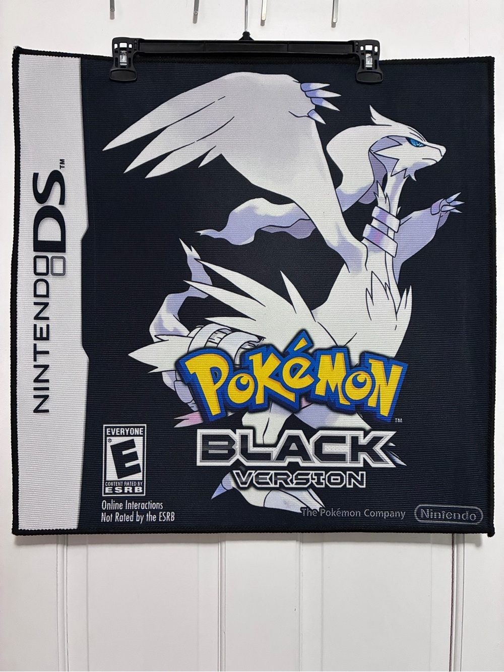 Nintendo Pokémon Black Version DS Cloth — Black & White